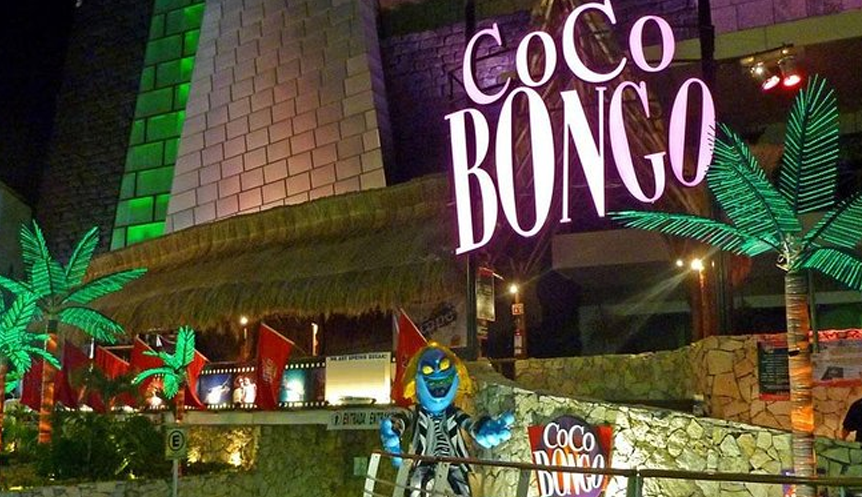 Restaurant table at night